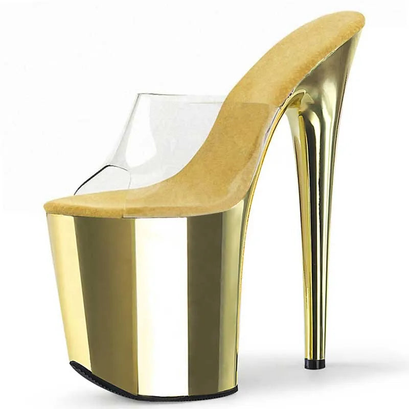 8 INCH CHROME HEELS