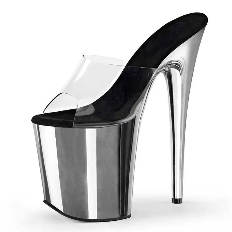 8 INCH CHROME HEELS