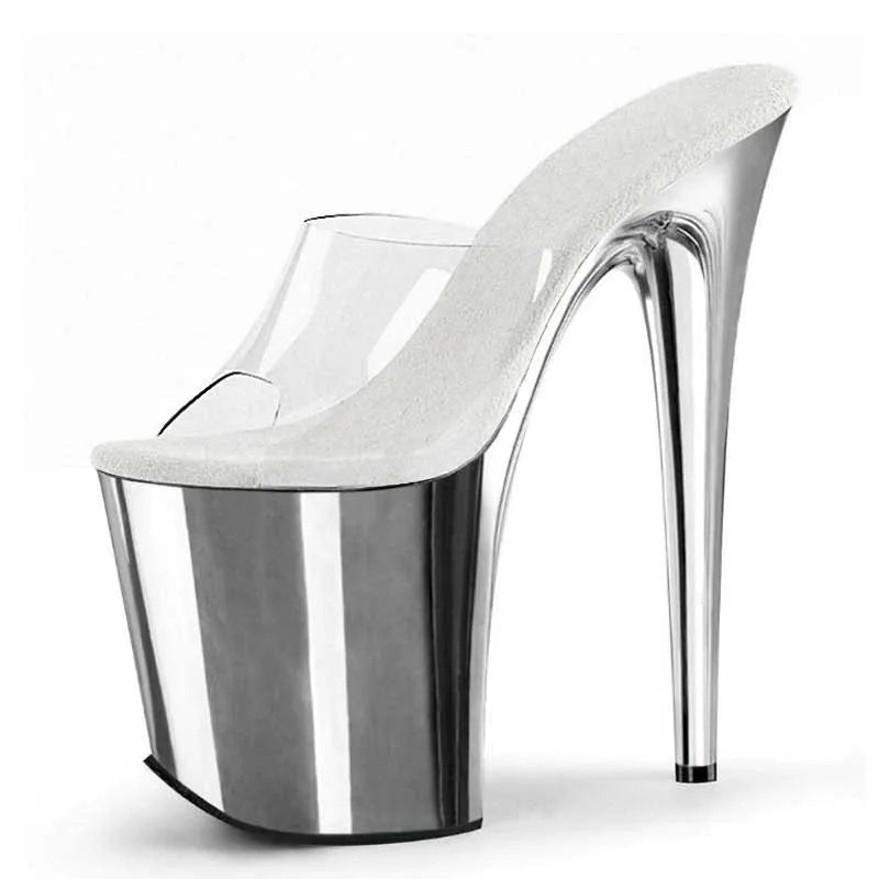 8 INCH CHROME HEELS