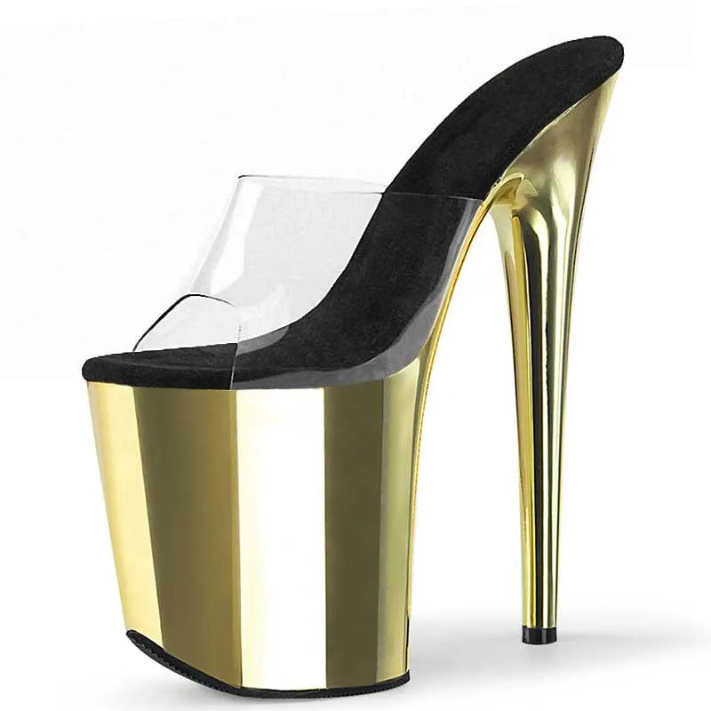 8 INCH CHROME HEELS