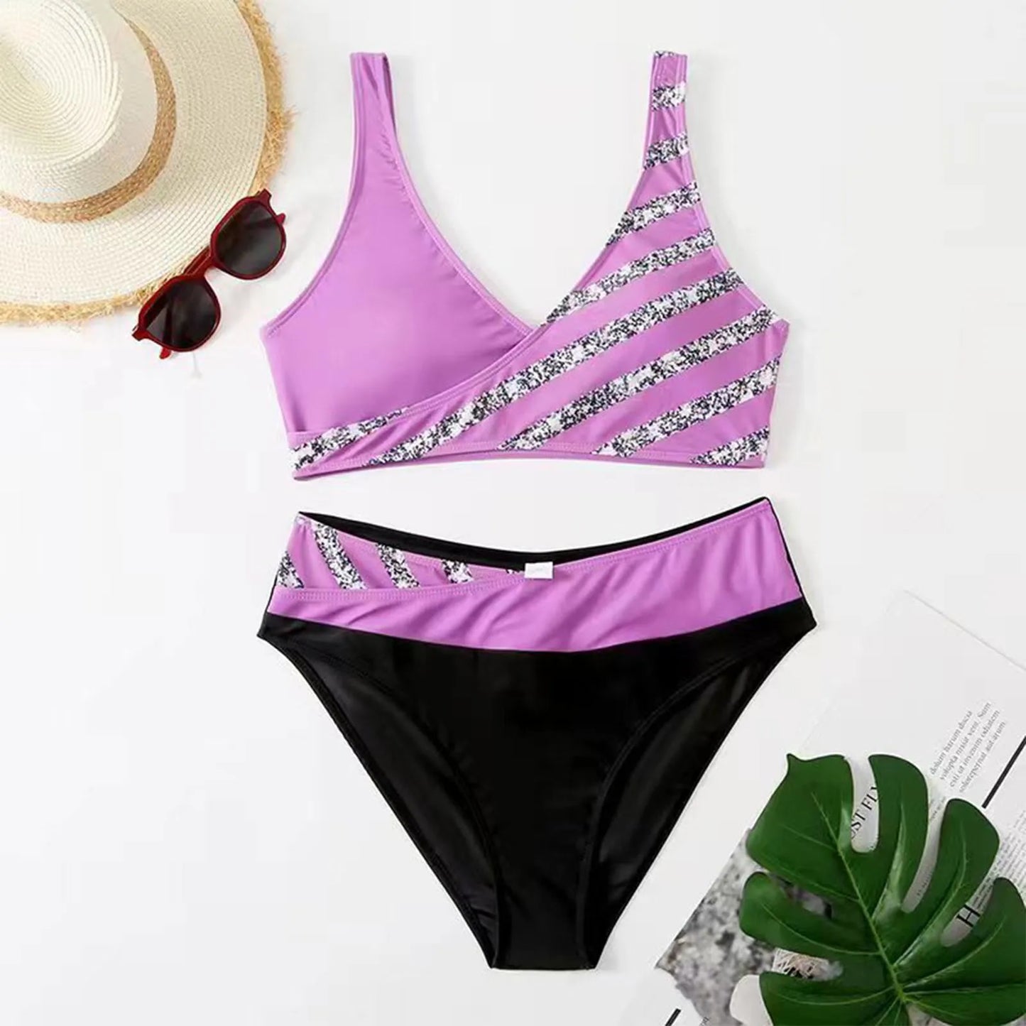 Shimmer Wave Bikini Set