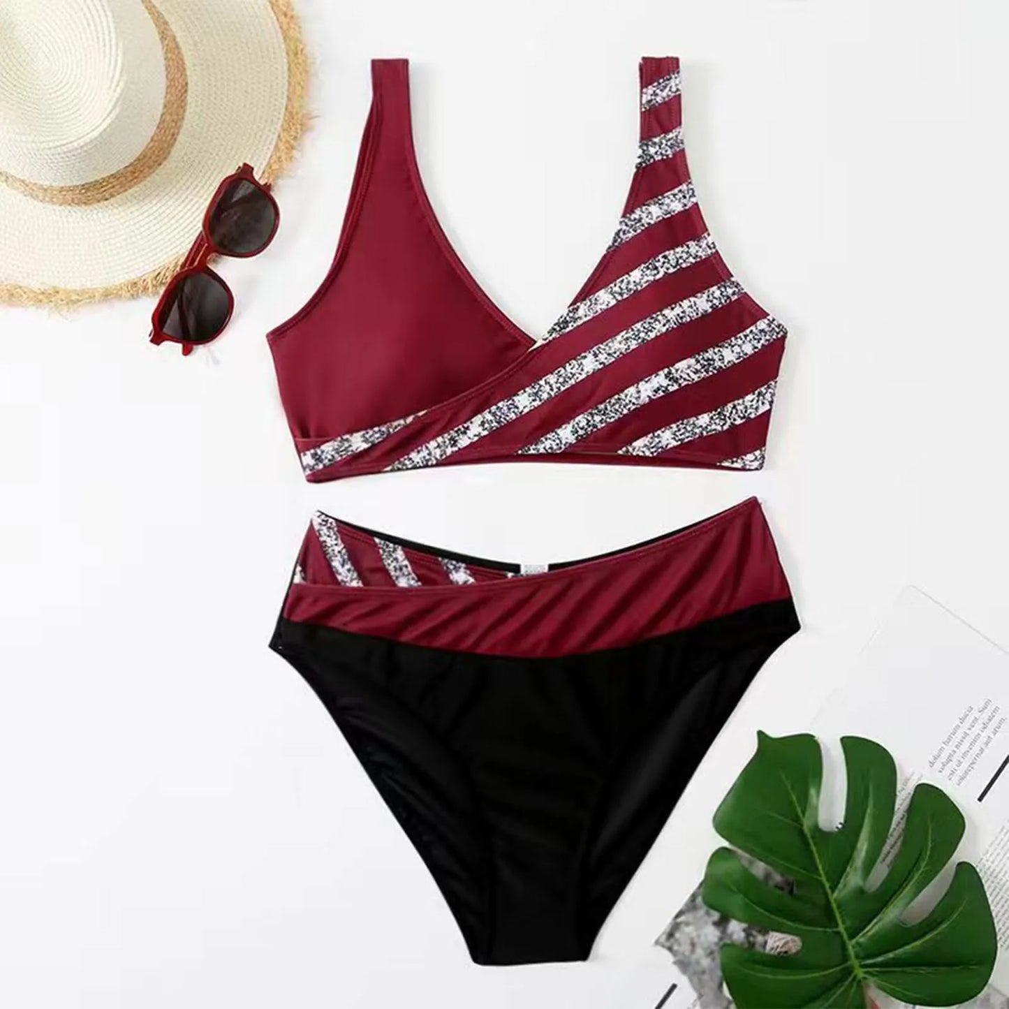Shimmer Wave Bikini Set