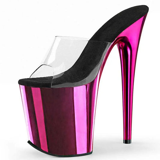 8 INCH CHROME HEELS