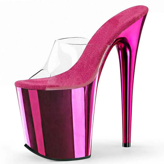 8 INCH CHROME HEELS