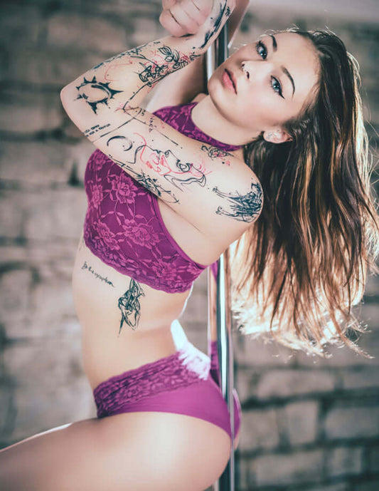 Lace pole shorts Mia-0