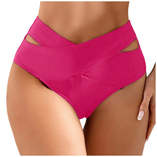 Solid Color Pole Fitness Crisscross - Bandage Bottom