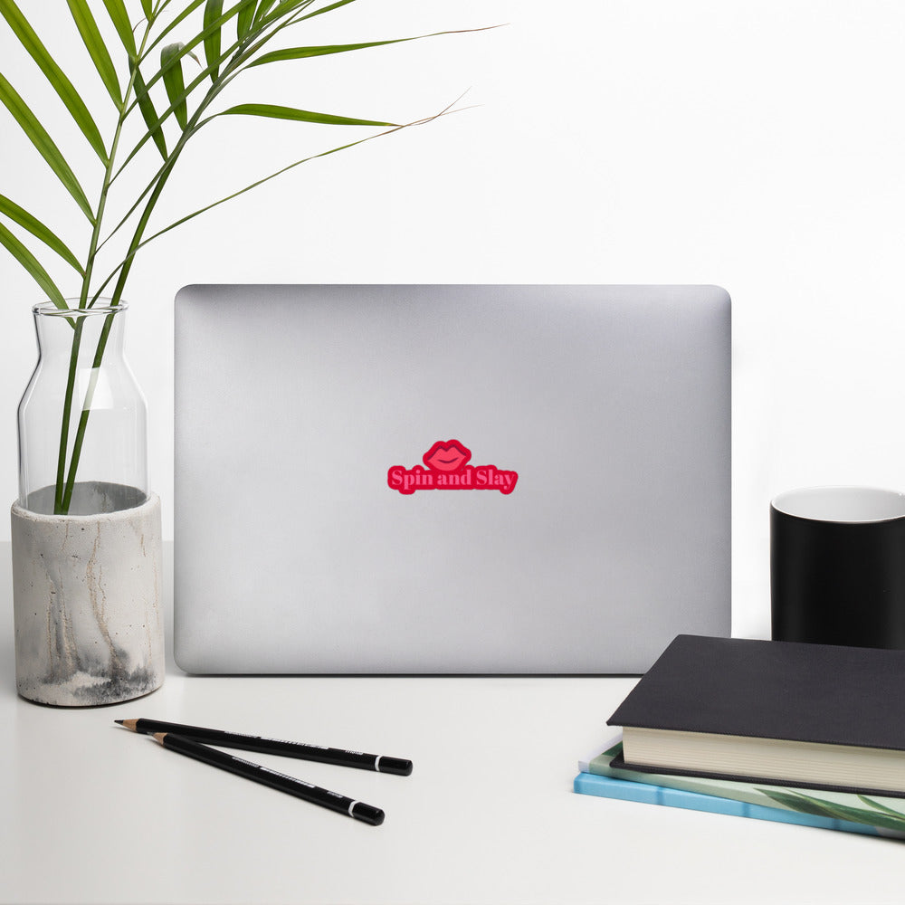 Spin and Slay Bubble-free stickers