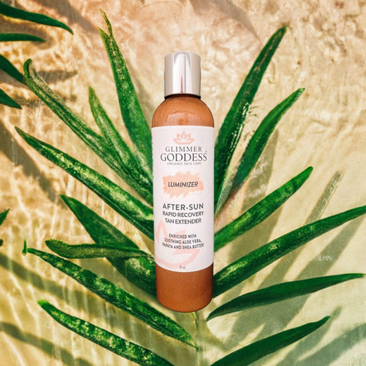 Organic After Sun Lotion & Tan Extender + Luminizing Shimmer-1
