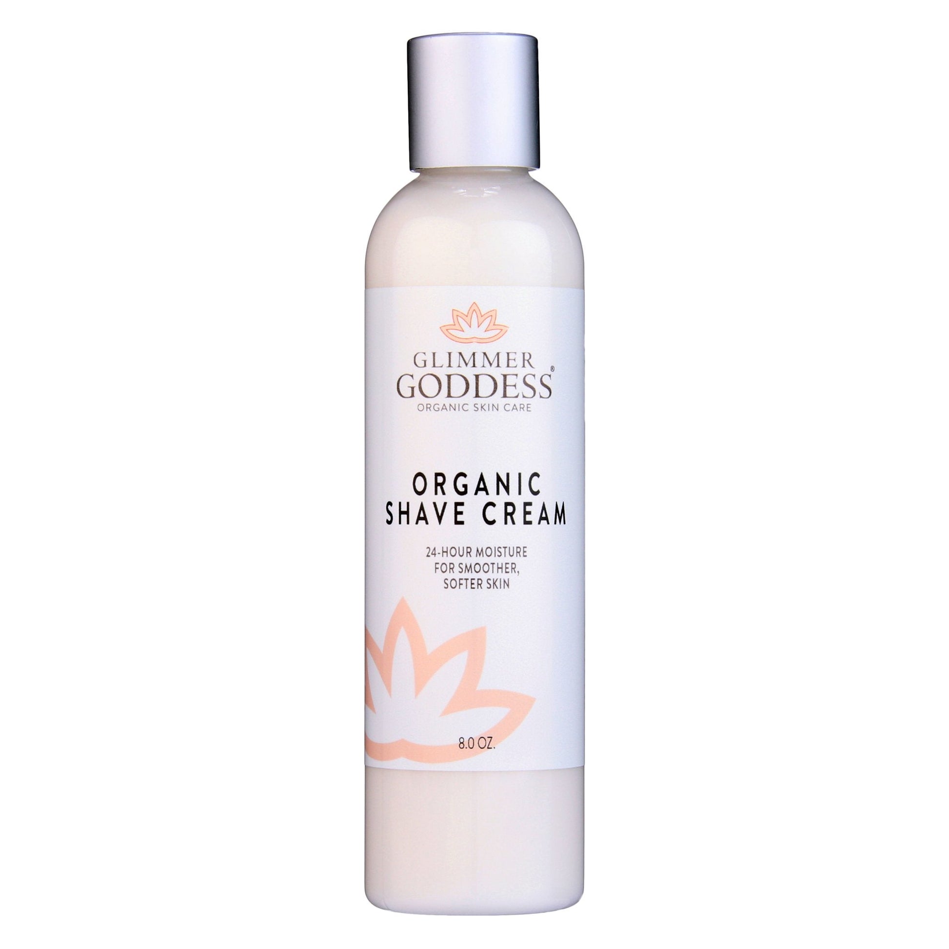 Organic Shave Cream with Aloe, Coconut Oil, & Shea Butter